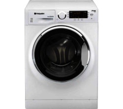 Hotpoint Ultima S-Line RPD9647JX Washing Machine - White & Chrome